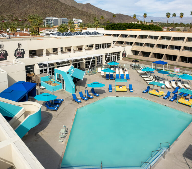 View of Pool from above